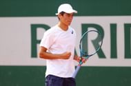 Philip Sekulic at the 2021 French Open.